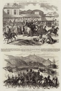 クリミアの避難 作： Robert Thomas Landells
